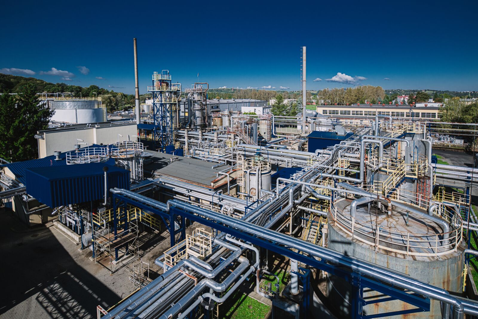 Zbiorniki magazynowe na wyroby gotowe, UNIMOT Bitumen Sp. z o.o., Zakład Produkcyjny w Jaśle, 2024